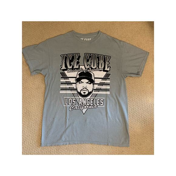 NWT Fashion Nova Ice Cube Los Angeles Grey Tee - Picture 1 of 4